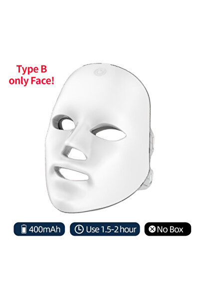 Choice3 جهاز تجميل الوجه اللاسلكي من النوع B-400mAh مزود بـ 7 ألوان LED، يعمل...