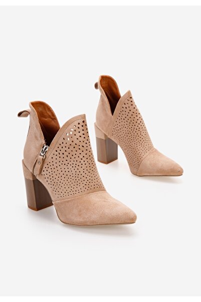 B T Shoes Γυναικεία Μποτίνια Lopera χακι