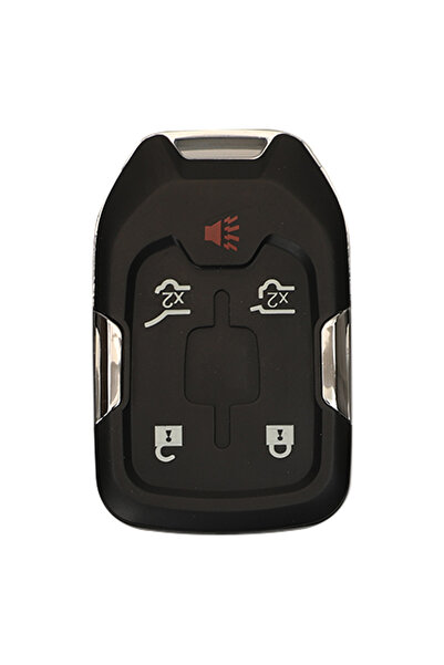 Choice3 5 Buttons jingyuqin Smart Keyless Fob Shell for Chevrolet Tahoe Silve...