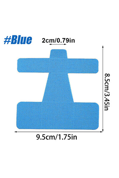 Choice شريط تصحيح إصبع القدم الكبير - أزرق - 10 قطع - شريط تقويمي مقطوع مسبقً...