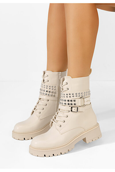 B T Shoes Αρβυλάκια γυναικεία Sherrill μπεζ