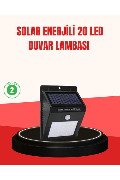 AyrStore Güneş Enerjili Su Geçirmez Dış Mekan Aydınlatma