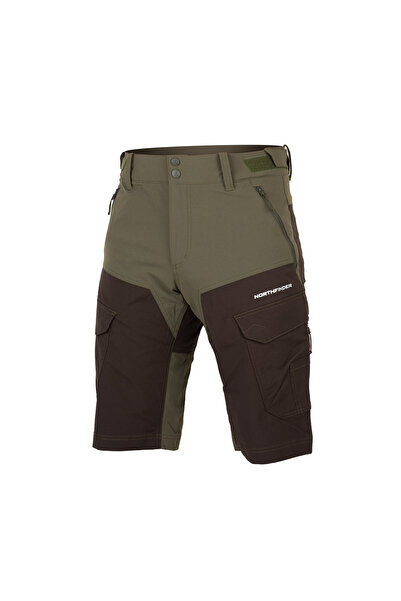 NORTHFINDER Pantaloni scurti cargo barbati Castor, Verde