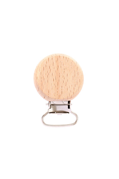 Choice3 حامل مصاصة خشبي للأطفال مقاس 30 × 45 مم، 10 قطع، مشبك معدني من خشب ال...