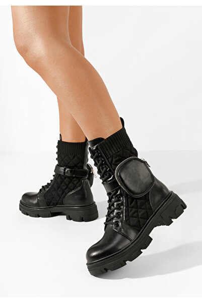 B T Shoes Černé dámské workery Dallas