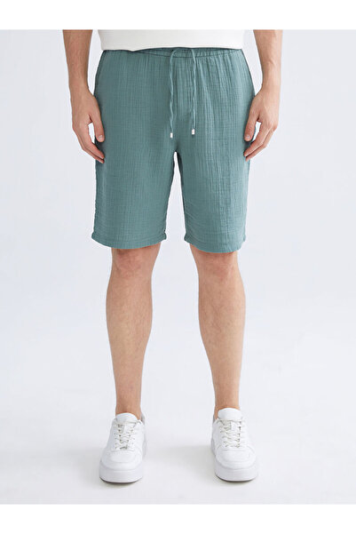 LC Waikiki Sparkling Selections from Shining Store |   Standard Mold Muslin Men's Shorts