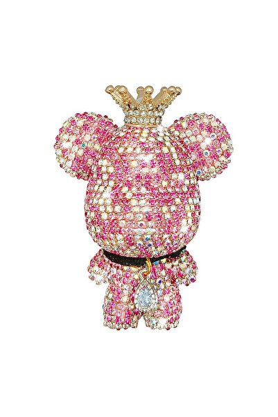 choice2 Pink Creative Crown Diamond Cute Bear Car Fragrance Perfume Clip Air ...