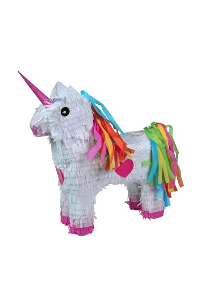 Flippy Unicorn Pinata for Party, Flippy, Pinata for Kids, 50 x 35 x 10 cm, White