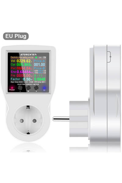 Choice5 عداد طاقة رقمي بتقنية بلوتوث 16 أمبير، يعمل بجهد كهربائي يتراوح بين 8...