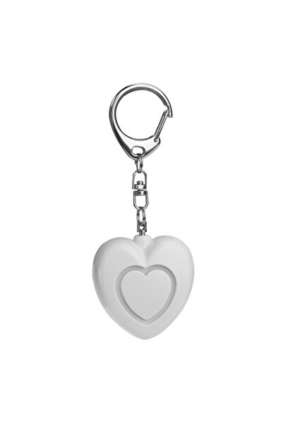 Choice3 جهاز إنذار أمني أبيض اللون، مزود بإضاءة LED بقوة 125 ديسيبل، سلسلة مف...