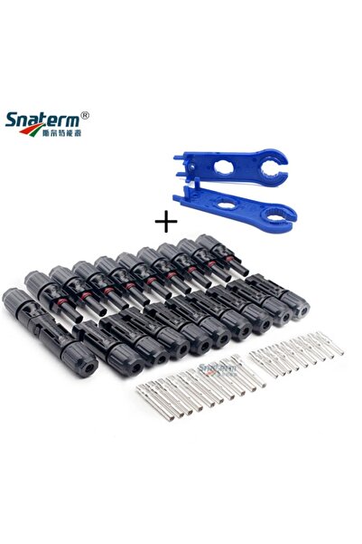 Choice1 10 Pairs 2 Wrench 1/5/10 Pairs Solar Connector PV Solar Panel Connect...