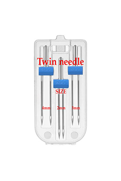 choice2 3 9 أخدود Pintuck ضاغط القدم و 3 قطع إبر مزدوجة 3 حجم 2/90 3/90 4/90 ...