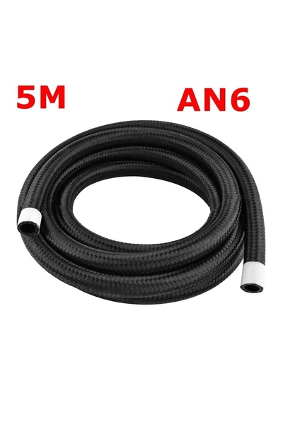 Choice7 خرطوم وقود زيت 5 أمتار - أسود AN6، 3 أمتار، 5 أمتار، 6 أمتار، خط وقود...