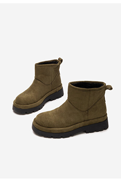 B T Shoes Χειμερινά Αρβυλάκια γυναικείες Tenderly πρασινο