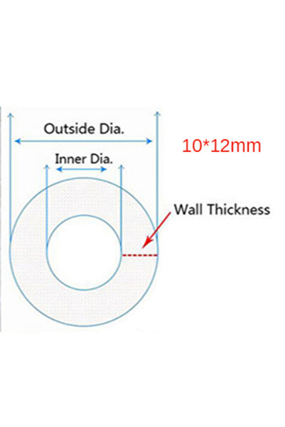 Choice41 3M 10x12 mm 1M-10Meters Transparent Food Grade Silicone tube 2 4 6 8...