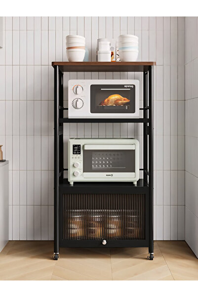 private house دولاب تنظيم المطبخ ذو الـ 3 أدوار 115*80*38 سم - تصميم أنيق - ل...