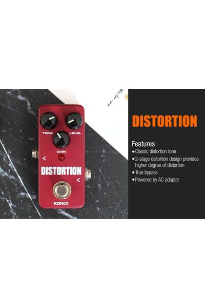 Choice6 دواسة تأثيرات جيتار كهربائي KOKKO، ضاغط، موالف صغير، تشويه، زيادة الس...