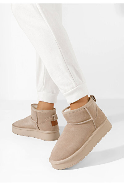 B T Shoes Μπότες τύπου ug Midisa χακι