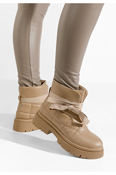 B T Shoes Khaki dámské sněhule Sinelda