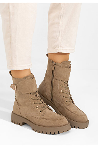 B T Shoes Αρβυλάκια γυναικεία Mireva χακι