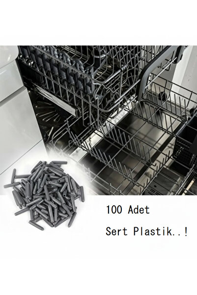 Genel Markalar 100 Adet Gri | Bulaşık Makinesi Sepet Ucu Plastik Kapak | Pas ...