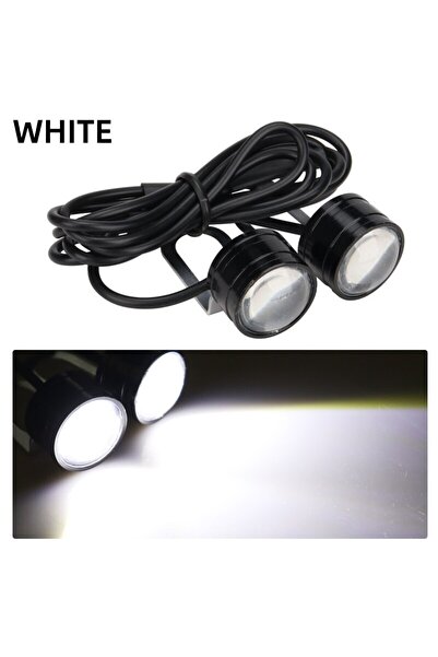 Choice4 مصباح ضباب نهاري للدراجات النارية من الصين، أبيض، زوج واحد، ضوء ستروب...