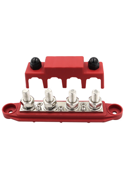 Choice3 Red M10 12V 250A Positive Negative M8 M10 Bus Bar Terminal Battery Po...