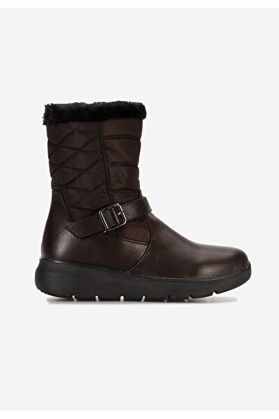 B T Shoes Hnedé dámské kozačky Eleanore