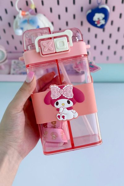 UĞURDAN My Melody Tasarımlı Suluk Çocuk ve Genç Matara – Pipetli/Pipetsiz Sul...