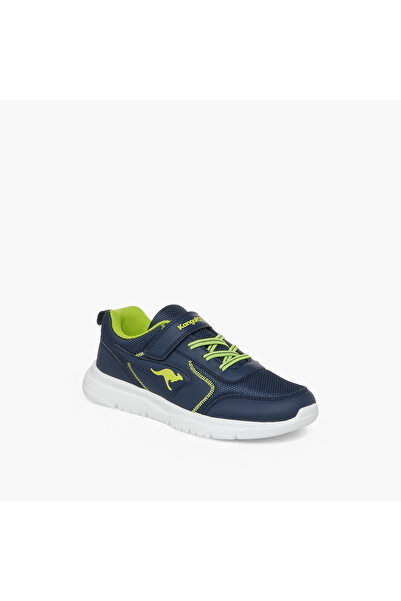 Kangaroos Women's Panelled Sports Shoes with Hook and Loop Closure