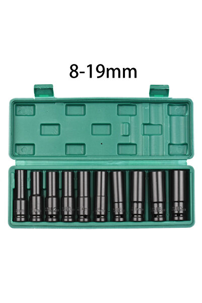 Choice مجموعة مفاتيح ربط دوتريوكس سداسية النقاط، مقاسات مترية 8-19 مم / 1/2 ب...