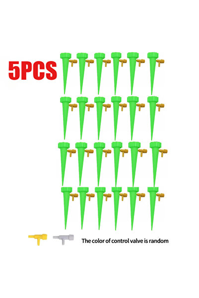 Choice7 نظام ري بالتنقيط أوتوماتيكي أخضر مكون من 5 قطع، قابل للتعديل، مناسب ل...