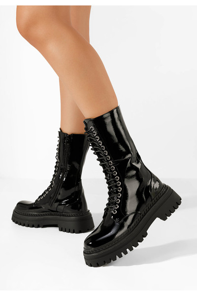 B T Shoes Αρβυλάκια γυναικεία Izabele μαύρα