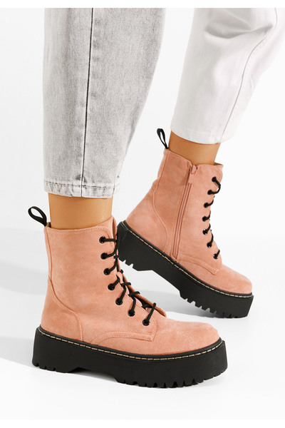 B T Shoes Women's boots Brillanza pink