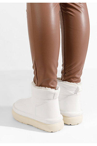 B T Shoes Γυναικείες Μπότες Χιονιού Masha λευκά