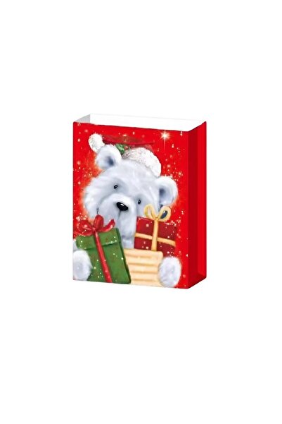 Flippy Set 6 Gift Bags Flippy, Santa Claus and Teddy Bears, Random, Paper, 18.5x22.5x8.5cm, Multicolor