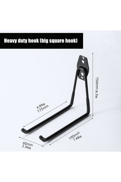 Choice4 خطافات تخزين متعددة الاستخدامات للجراج، منظم أدوات الحديقة للجراج، خط...