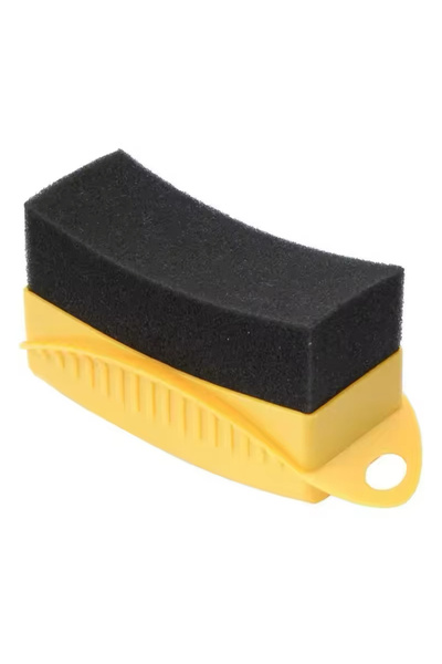Choice5 Yellow Waxing Sponge Brush With Cover Car Motorcycle Wheel Polishing ...