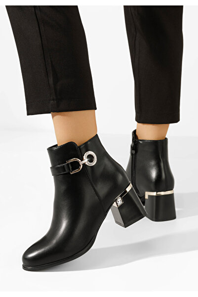 B T Shoes Μποτάκια με τακούνι Margie V3 Μαύρα