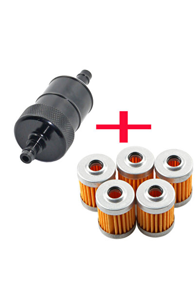 Choice3 فلتر وقود أسود قابل لإعادة الاستخدام قابل للغسل، 5 قطع، مصنوع من سبيك...