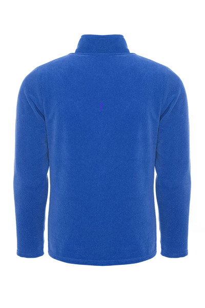 COMBİNE MİCHAİL Чоловіча зимова куртка з напівзастібкою, синя, з флісу