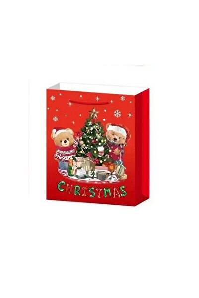 Flippy Set 6 Gift Bags, Flippy, Santa Claus, Bears, Trees, Random, Paper, 18.5x22.5x8.5 cm, Multicolor