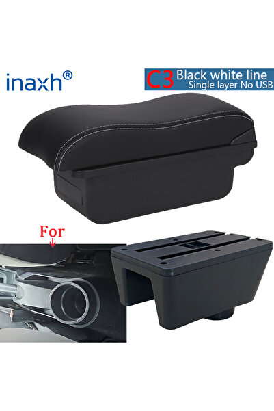 Choice1 C3 Black white NOUSB For Seat Ibiza Armrest Box For Seat Ibiza 6j Ibi...