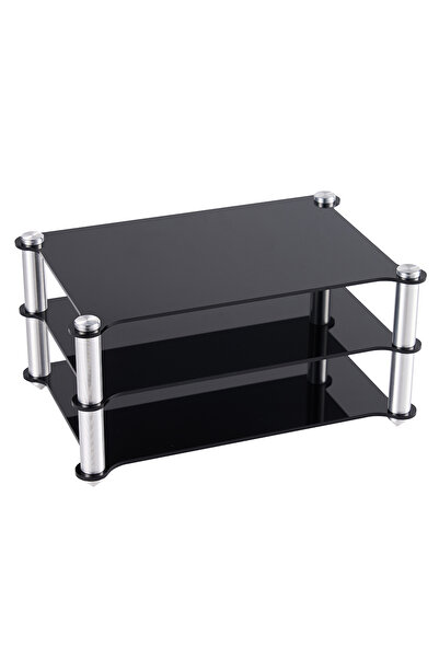 Choice1 Large black Acrylic Aluminium Alloy Rack HIFI Decoder Amplifier Headp...