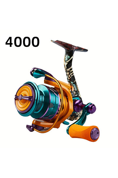 Choice3 بكرة صيد دوارة بيلينغز 4000، قوة سحب قصوى 22 رطلاً، نسبة تروس 5.2:1، ...