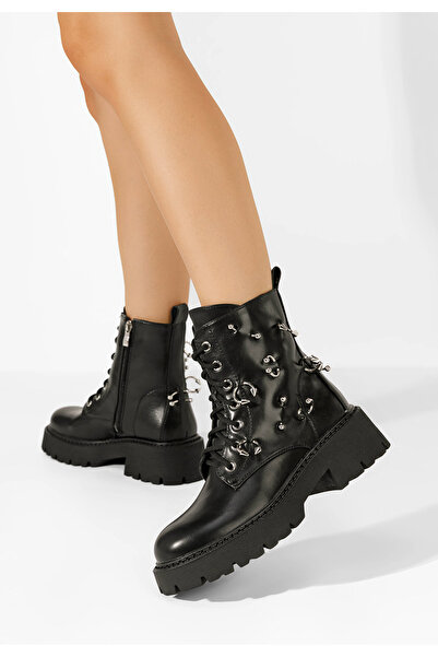 B T Shoes Αρβυλάκια γυναικεία Danyelle μαύρα