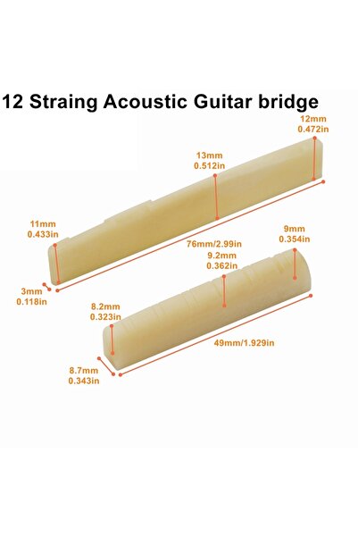 Choice 12 Acoustic 1 Pair Miwayer 1 Pair 6-12 String Acoustic Classical Guita...