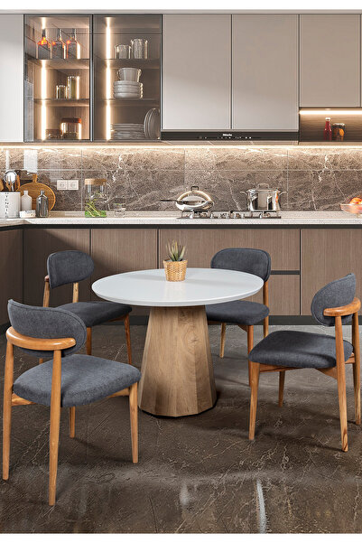 Eymense Rando 4 Sandalyeli Mutfak Masa Takımı