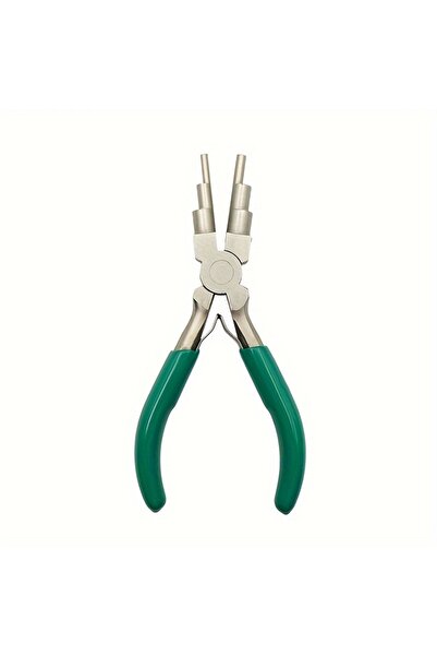 Choice1 Green 1pc Iron Wire Looping Jewelry Pliers, 6-in-1 Bail-Making Pliers...