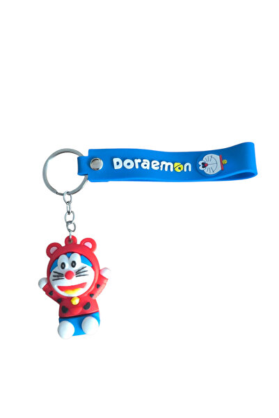 adayus سلسلة مفاتيح فاخرة كبيرة الحجم من السيليكون على شكل شخصية دورايمون الو...